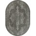 Российский ковер Kair 129 Серый овал